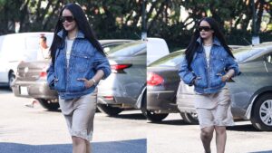 Rihanna smiles for fans during solo grocery run in LA