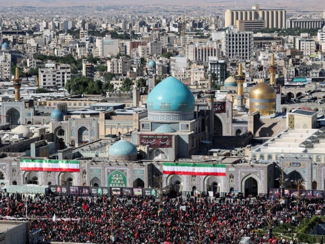 Iran says it hits US military targets in Gulf, buries slain leader Khamenei
