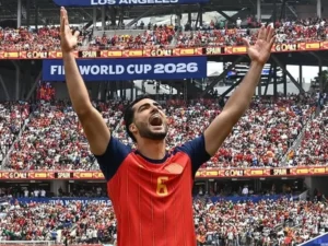 Merino’s late goal sends Spain into WC semis